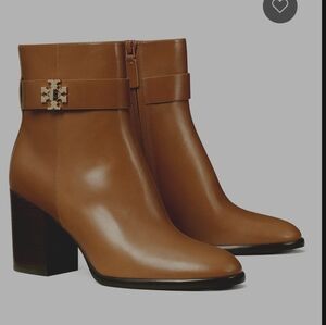 Tory BurchTan Leather Ankle Boots